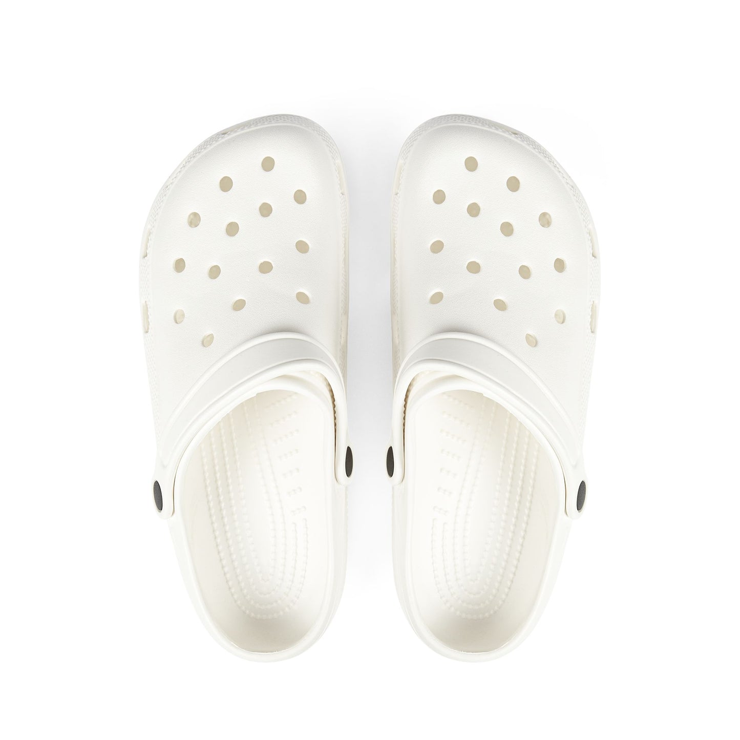 johnnie the poo's White Foam Rubber Shoes (AOP)